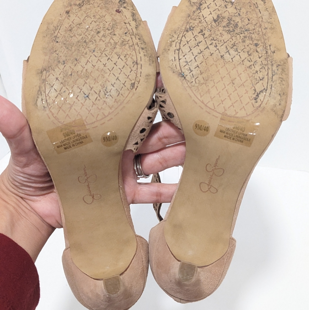 Jessica Simpson Suede Jastia Heels - Picture 15 of 16